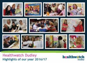 Healthwatch Dudley Annual report 2016-17 cover