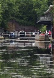 photo of boats on a canal